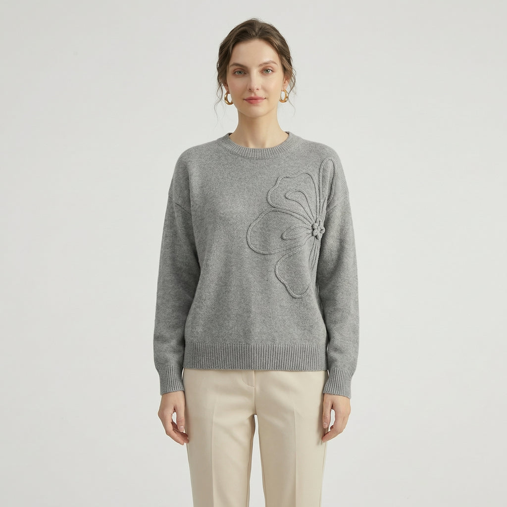 Sweat com Estampa de Flores