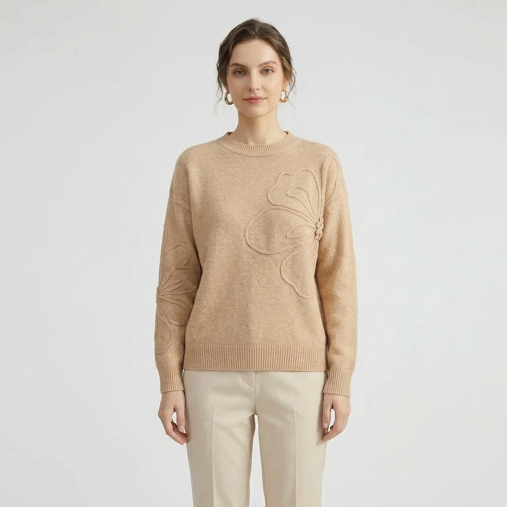 Sweat com Estampa de Flores