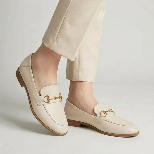Carina | Mocasines con punta redonda y tacón bajo